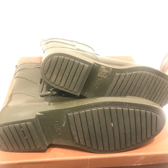 COACH Rain boots in Olive Green - Picture 7 of 8